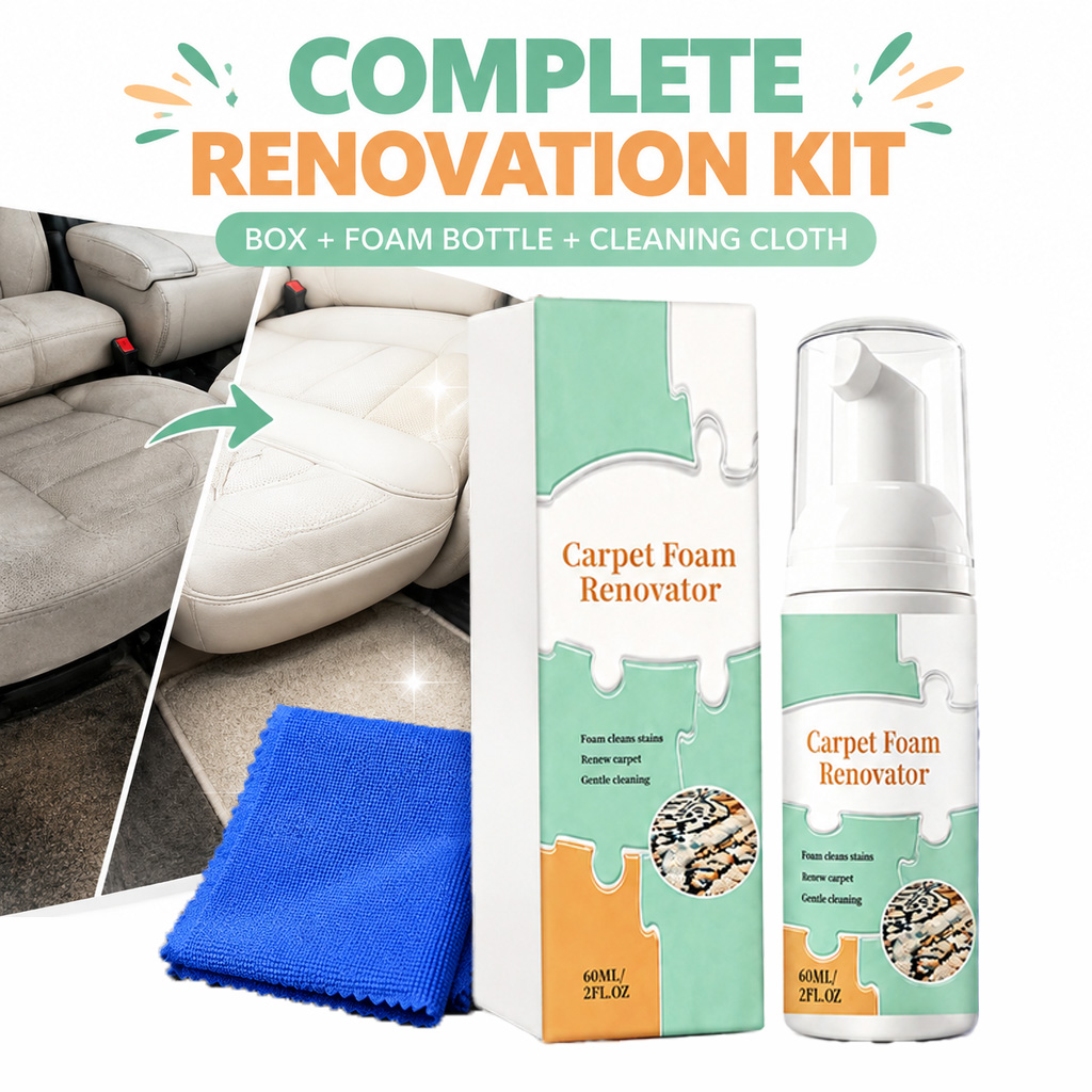 Seat Cleaner Fabric - مزيل بقع السجاد من الفوم، منظف