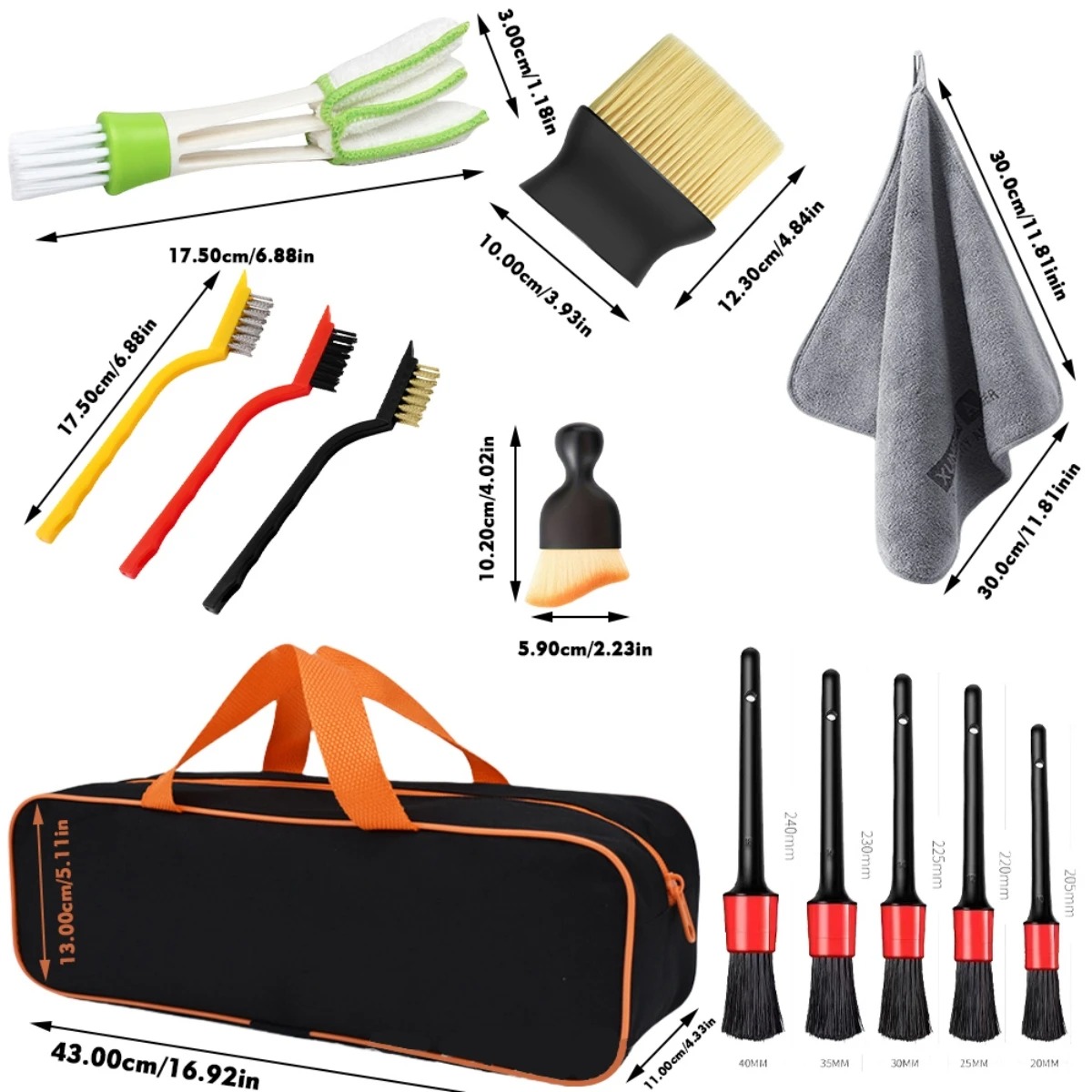 مجموعة فرش تنظيف السيارات 1-15 - مراجعة Dirt Brush Interior وسعره