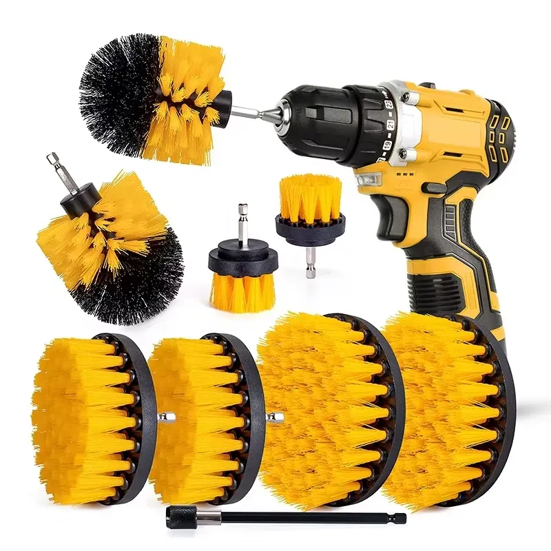 طقم غسيل السيارات المكون من 9  - مراجعة Dirt Brush Interior وسعره