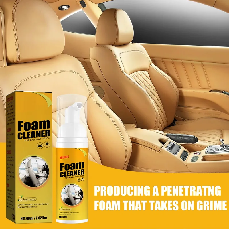 1/3pcs-30/100 مللي منظف رغوي م - مراجعة Leather Cleaner Interior وسعره